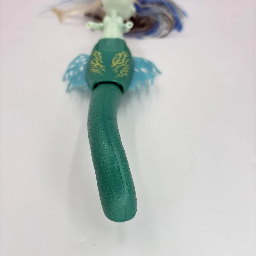 Monster High Frankie Stein Doll Great‎ Scarrier Reef Tail Green Mermaid *FLAWS*